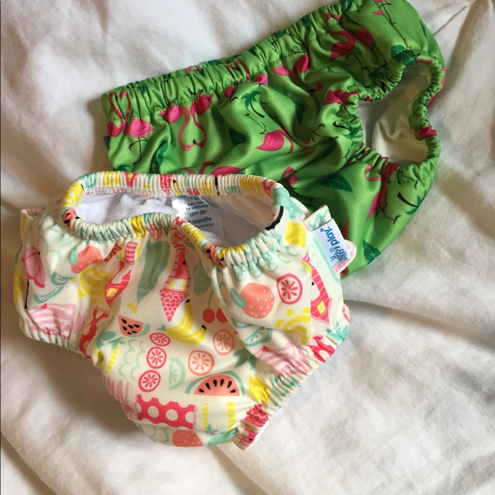 2 swim diapers